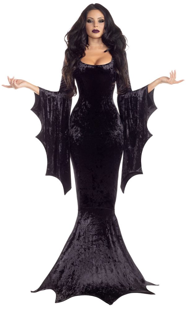Sexy Velvet Vamp Dress
