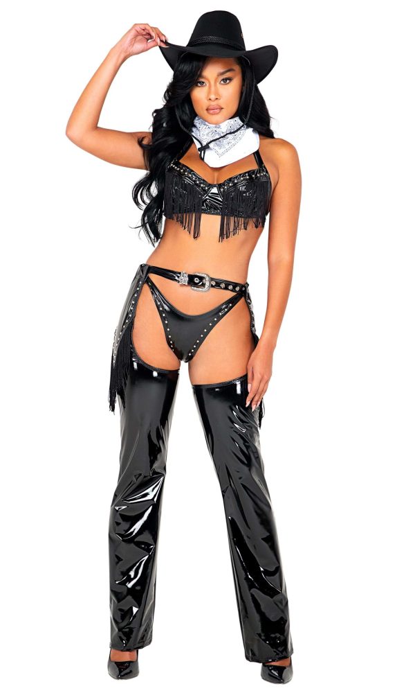 Sexy Midnight Gunslinger Cowgirl Costume